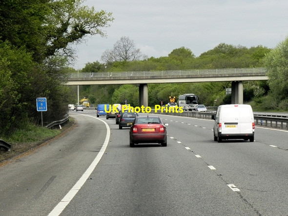 Photo 6"x4" Hockers Lane Bridge, Northbound M20 Detling c2013
