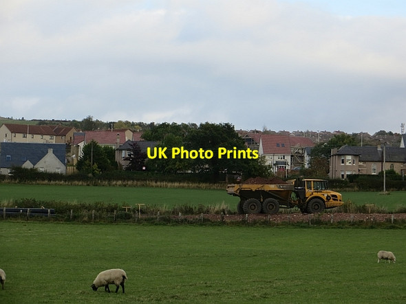 Photo 6"x4" Borders Railway works Monkswood\/NT3363 c2013