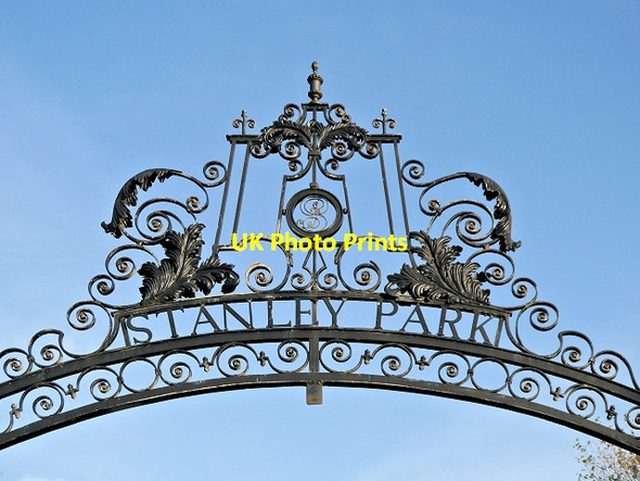 Photo 6"x4" Stanley Park Blackpool\/SD3136 c2013