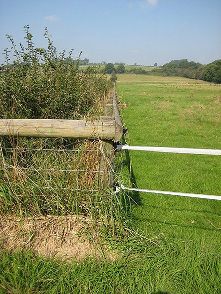 Photo 6"x4" Assorted fencing materials Broadway Lands c2008