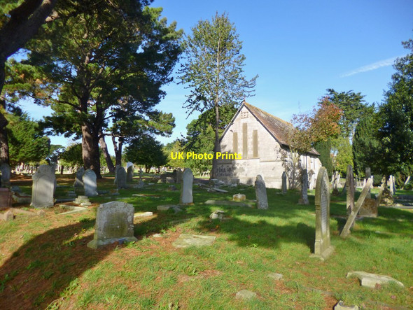 Photo 6"x4" Weymouth Cemetery, chapel Weymouth\/SY6779 c2013