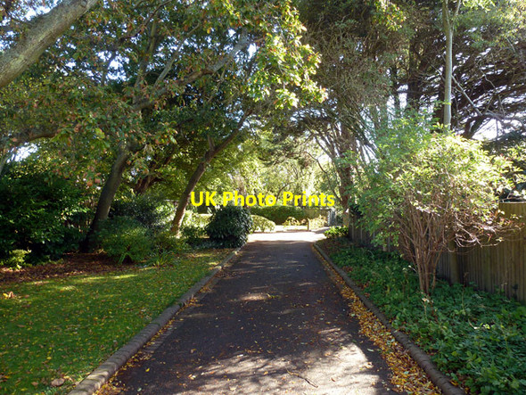 Photo 6"x4" Footpath from Willowhale Avenue to Barrack Lane Aldwick c2013
