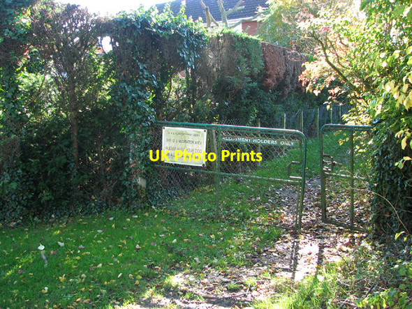 Photo 6"x4" Path to playing fields, Great Plumstead Great Plumstead c2013