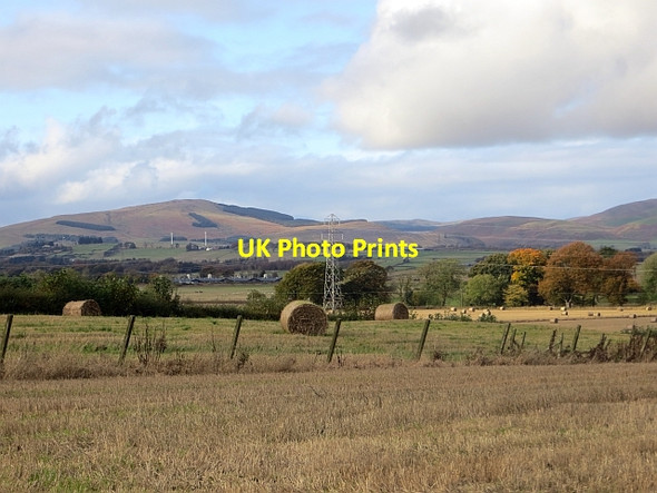 Photo 6"x4" Round bales, Boreland Cleish c2013