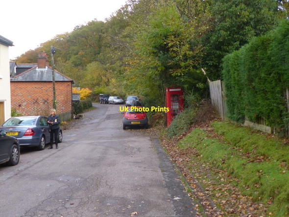 Photo 6"x4" Emery Down, former phone box Emery Down c2013