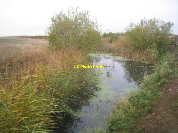 Photo 6"x4" Pond on former slag bank Crosby\/SE8711 c2013