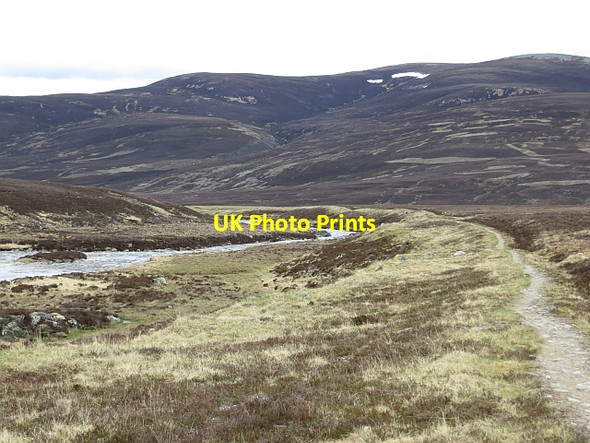Photo 6"x4" Path beside the Dee Cairn Geldie c2013