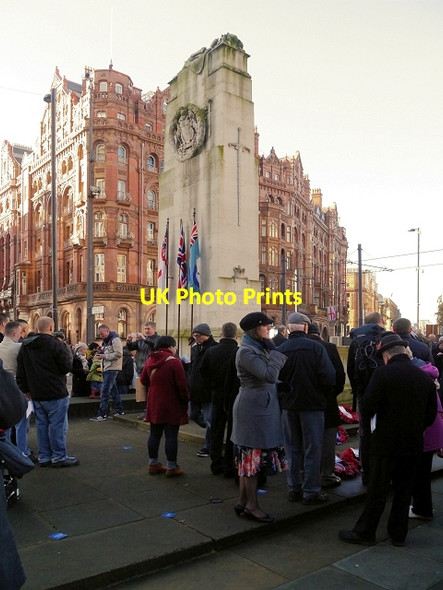 Photo 6"x4" The War Memorial (Cenotaph) in St Peter's Square Manchester c2013