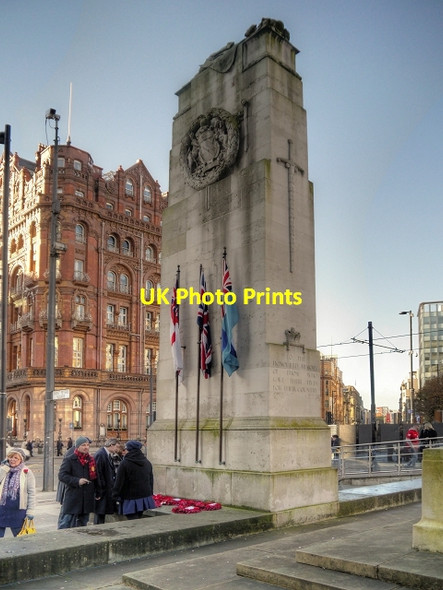 Photo 6"x4" Manchester Cenotaph Manchester c2013