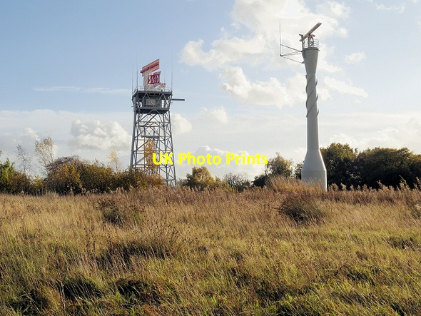 Photo 6"x4" Radar Towers Morley\/SJ8282 c2013