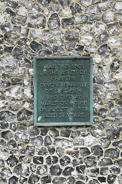 Photo 6"x4" Plaque at Marston church Westrop Green c2008