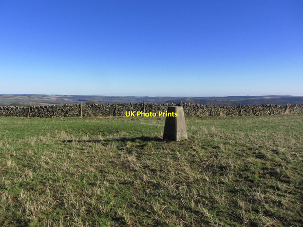 Photo 6"x4" Trig point on Bole Hill near Bakewell Sheldon\/SK1768 c2013