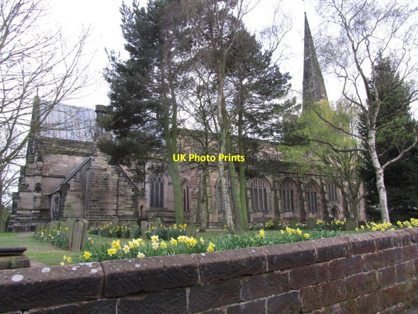 Photo 6"x4" St Oswald's Church, Winwick Winwick\/SJ6092 c2013
