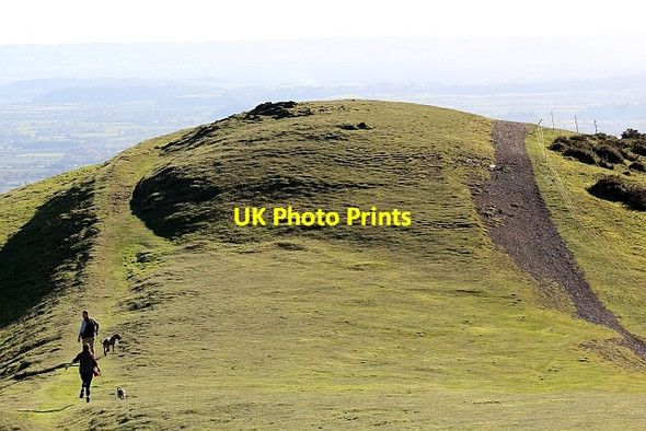 Photo 6"x4" The southern peak of Pinnacle Hill, The Malverns Brand Green\/SO7641 c2013
