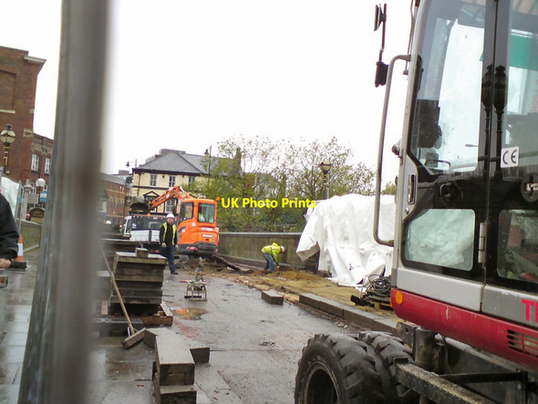 Photo 6"x4" Repairing St Petersgate Bridge Stockport\/SJ8990 c2013