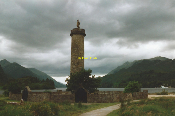 Photo 6"x4" The Glenfinnan Monument Glenfinnan c1998