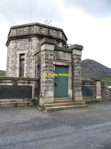 Photo 6"x4" The front of the valve house at Silent Valley Reservoir Attical c2013