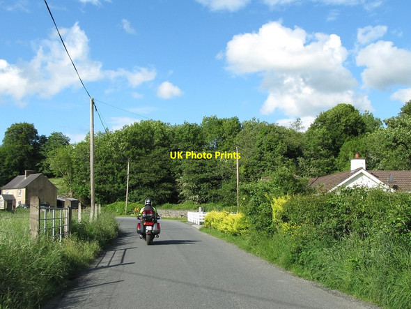 Photo 6"x4" Minor road junction at Lisnagoon Madabawn c2013