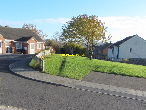 Photo 6"x4" Path on the line of former waggonway above Broomy Hill Road Ryton\/NZ1564 c2013