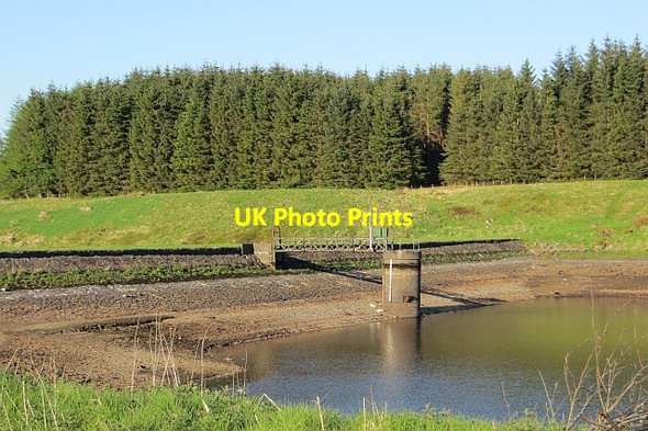 Photo 6"x4" Dam, Faughlin Reservoir High Banton c2013