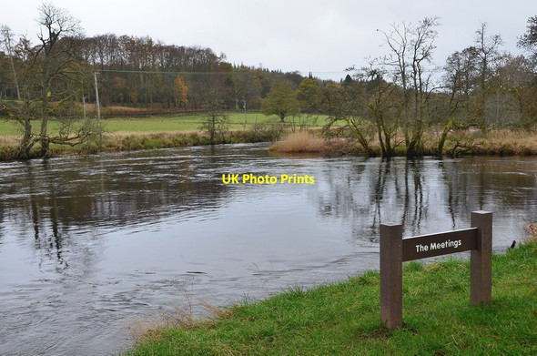 Photo 6"x4" The Meetings, River Teith Callander c2013