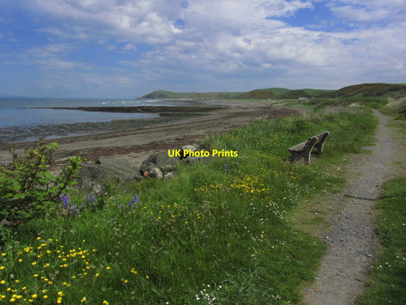 Photo 6"x4" On Ayrshire Coastal Path just N of Ballantrae Park End\/NX0883 c2013
