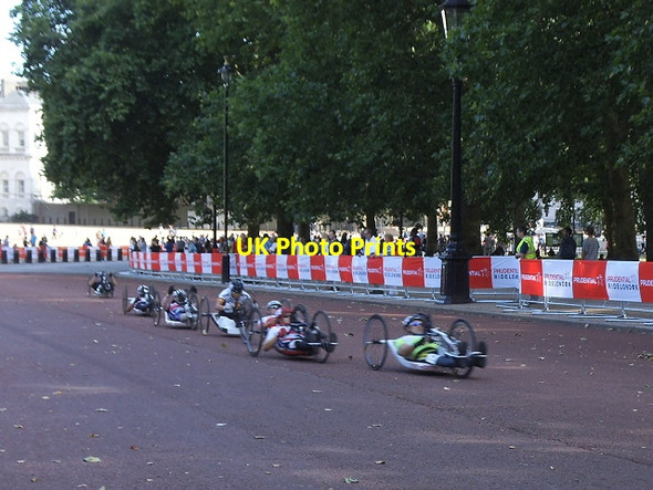 Photo 6"x4" Handcyclists on Horse Guards Parade Westminster c2013
