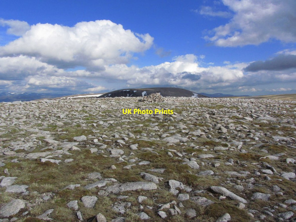 Photo 6"x4" Monadh Mor (North Top) - View towards Beinn Bhrotain Monadh M\u00f2r\/NN9394 c2013