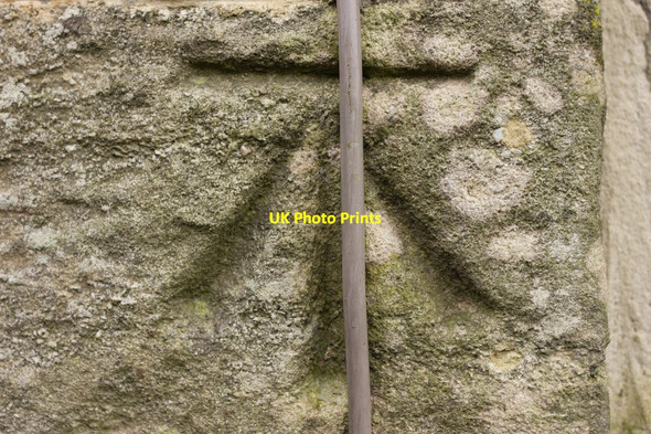 Photo 6"x4" Cut Bench Mark, Branton Court Farnham\/SE3460 c2013