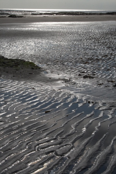 Photo 6"x4" Sand Patterns Amble c2008