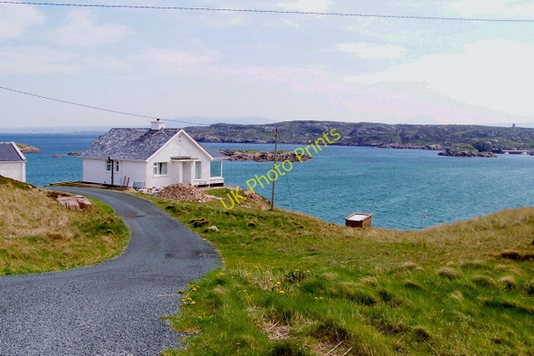 Photo 6"x4" Cruit Island - House on east coast Kincaslough c2008