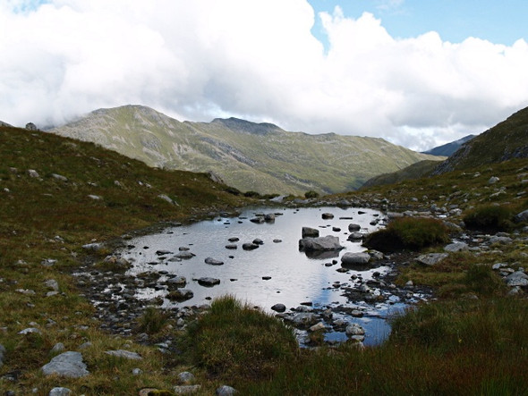 Photo 6"x4" Rockpool below Beallach Duhb Leac Bealach Duibh Leac c2008