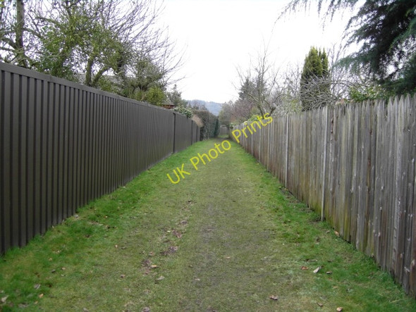 Photo 6"x4" Moorend Road to Greatfield Drive footpath Cheltenham c2009