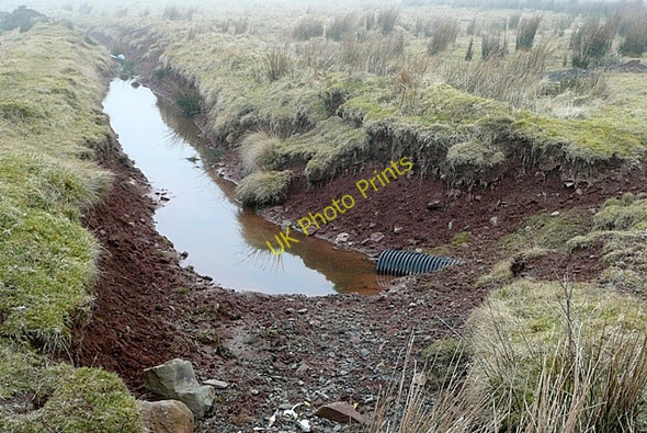 Photo 6"x4" Drainage above Nant Eithrim Llandeilo'r-Fan c2009