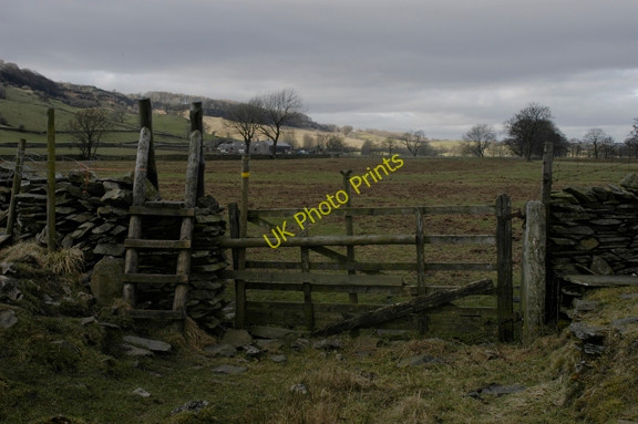 Photo 6"x4" Gate and stile on the Ribble Way Foredale c2009
