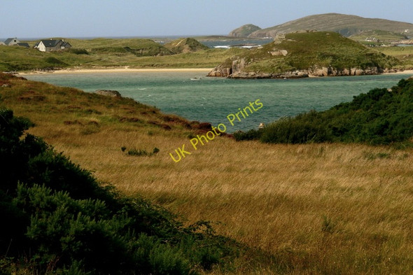 Photo 6"x4" Bunbeg Harbour Road - Road scene Bunbeg c2005