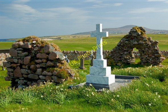 Photo 6"x4" Bunbeg - Magheragallon Cemetery Derrybeg\/B8125 c2008