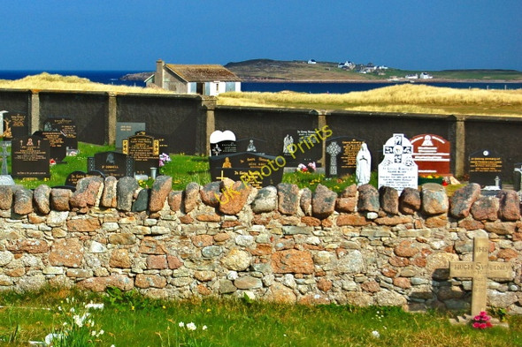 Photo 6"x4" Bunbeg - Magheragallon Cemetery Derrybeg\/B8125 c2008 P3