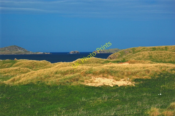 Photo 6"x4" Bunbeg - Magheragallon Cemetery Coastal Scenery Derrybeg\/B8125 c2008