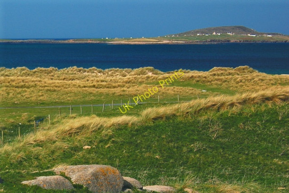 Photo 6"x4" Bunbeg - Magheragallon Cemetery Coastal Scenery Derrybeg\/B8125 c2008 P1