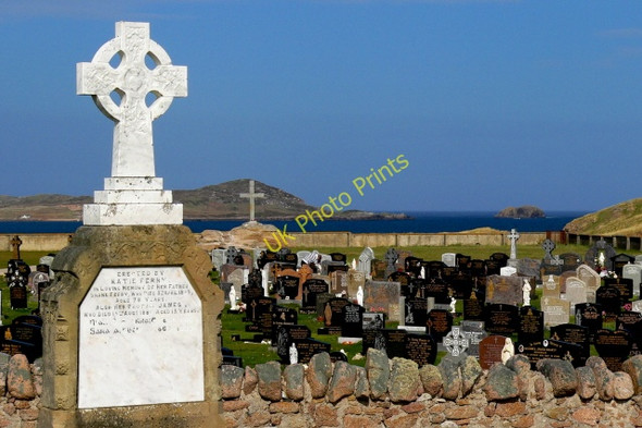 Photo 6"x4" Bunbeg - Magheragallon Cemetery Derrybeg\/B8125 c2008