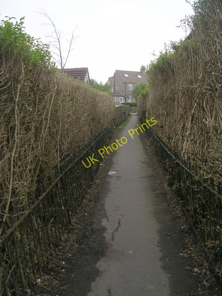 Photo 6"x4" Footpath - The Grove Baildon c2009