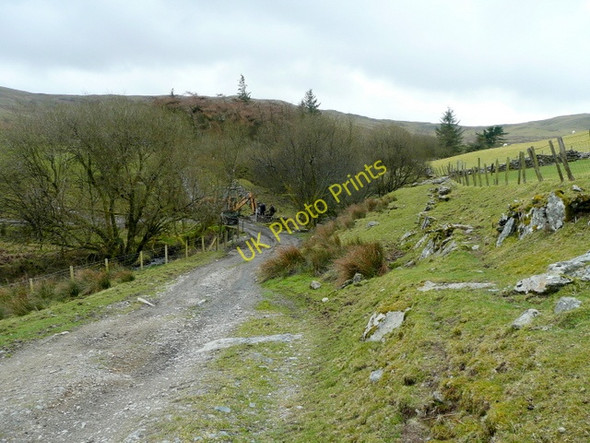 Photo 6"x4" Track and permissive path Llangwm\/SH9644 c2009