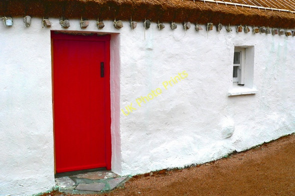 Photo 6"x4" Brinlack - 4-room thatched-roof cottage Brinlack c2005