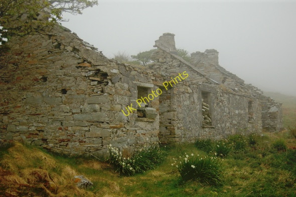 Photo 6"x4" Horn Head - Derelict cottage in fog Dunfanaghy c2008 P2