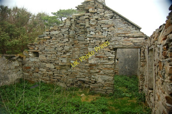 Photo 6"x4" Horn Head - Derelict cottage interior Dunfanaghy c2008