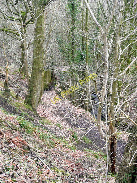 Photo 6"x4" Footpath off Styes Lane, Luddenden Foot Boulder Clough c2009