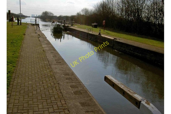 Photo 6"x4" Entering Sykehouse lock Sykehouse c2009
