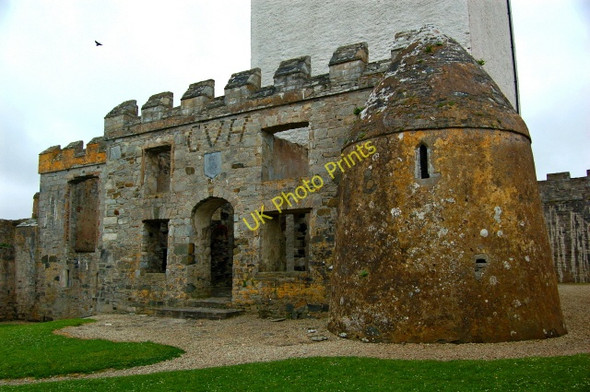 Photo 6"x4" Doe Castle - NE side of castle facing south Creeslough c2008