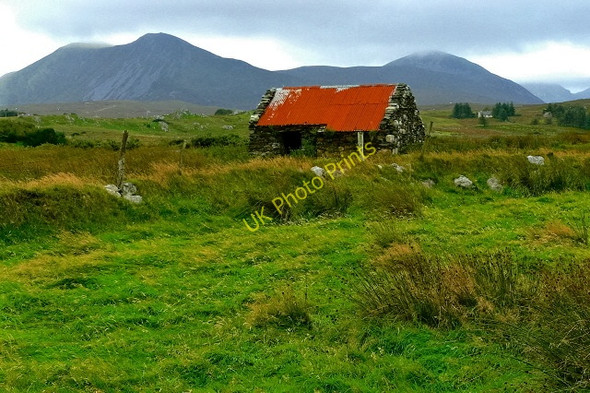 Photo 6"x4" Road from Falcarragh SE to R251 - Building Carrowcannon c2005